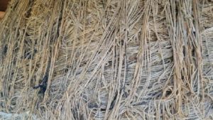 close up photo of wrapped brown twine